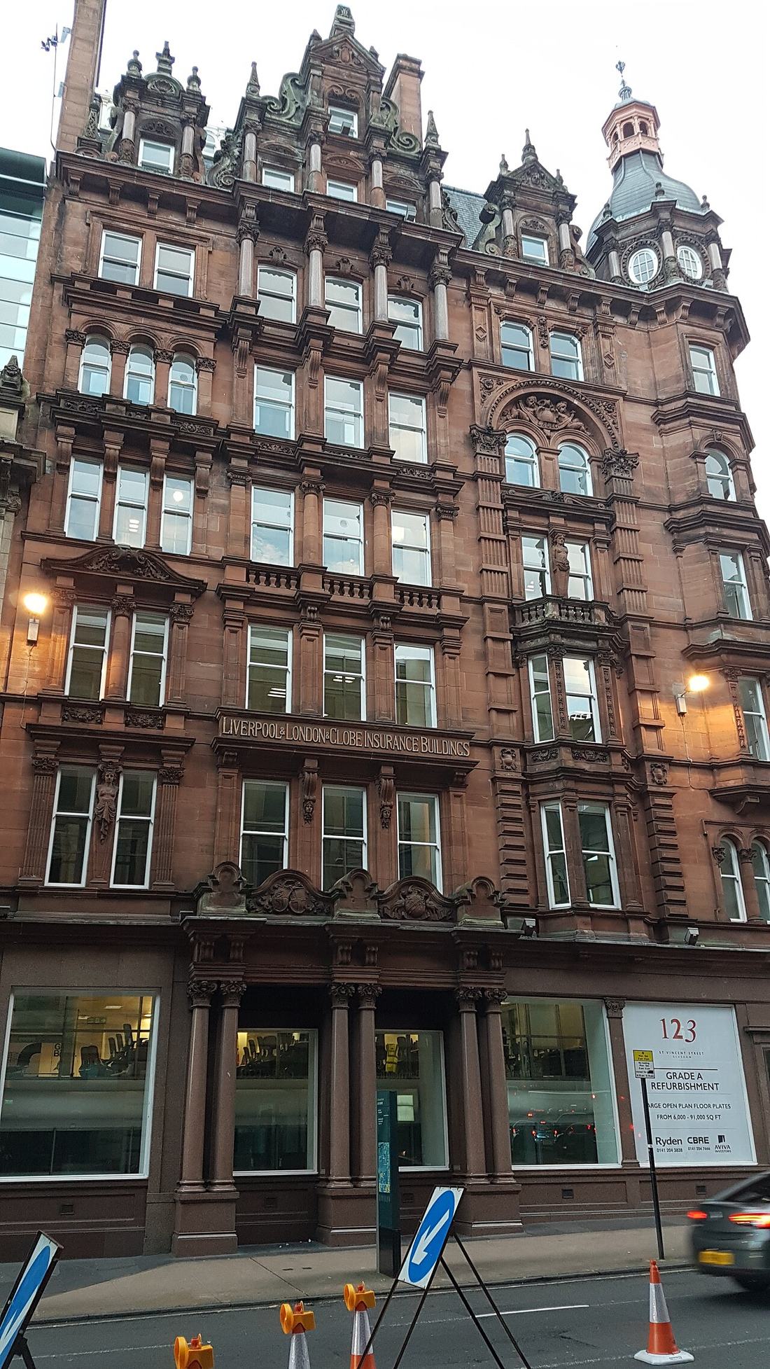 Office buildings on St Vincent Street, Glasgow